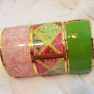 3 LILLY PULITZER BANGLES for $27